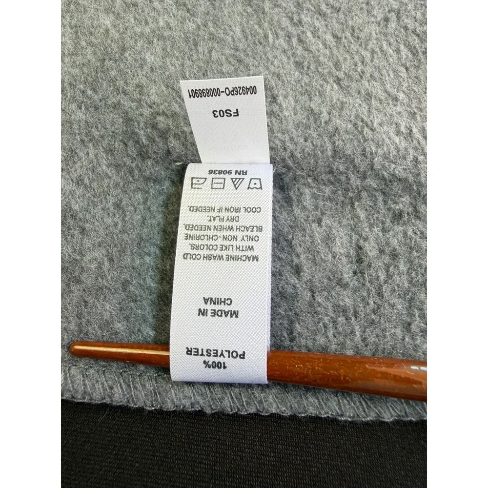 Port Authority Fleece Scarf OS Grey Extra Long Soft Winter Warm Outdoor Gorpcore